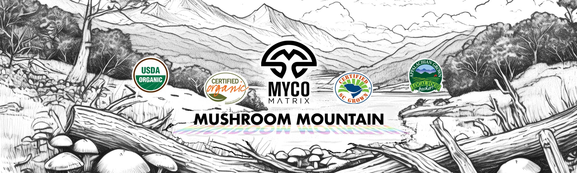 Mushroom Mountain / Mycomatrix's banner