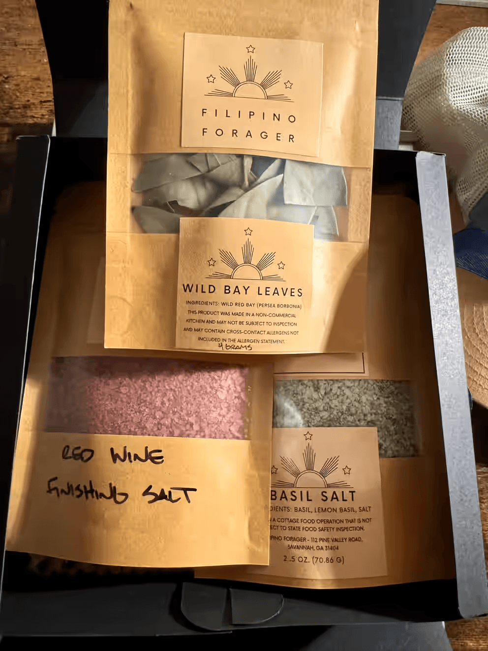 salts and herbs gift box